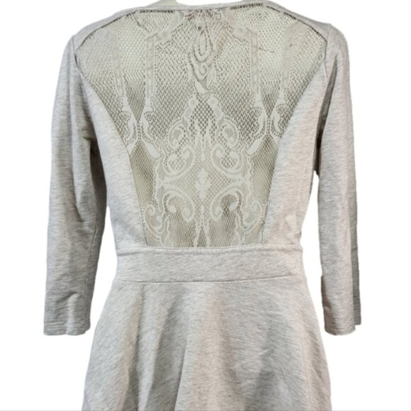 Guess Cream Dress With Open Lace Back - Picture 2 of 11